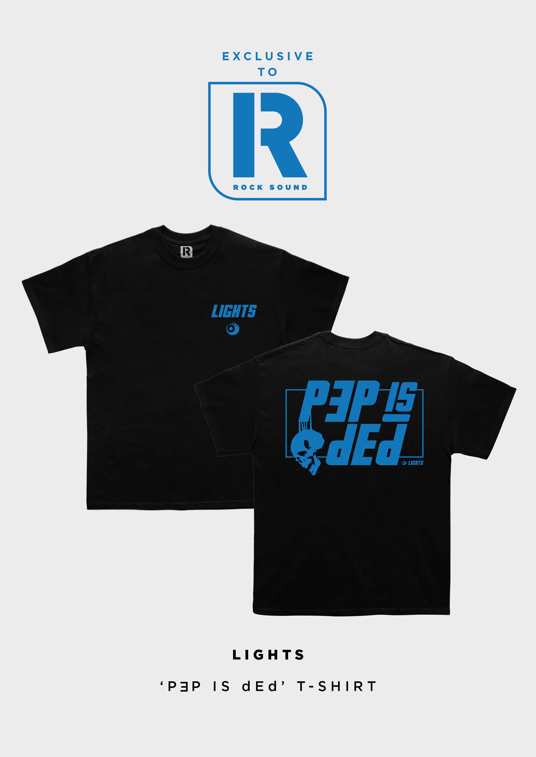 LIGHTS x Rock Sound T-shirt